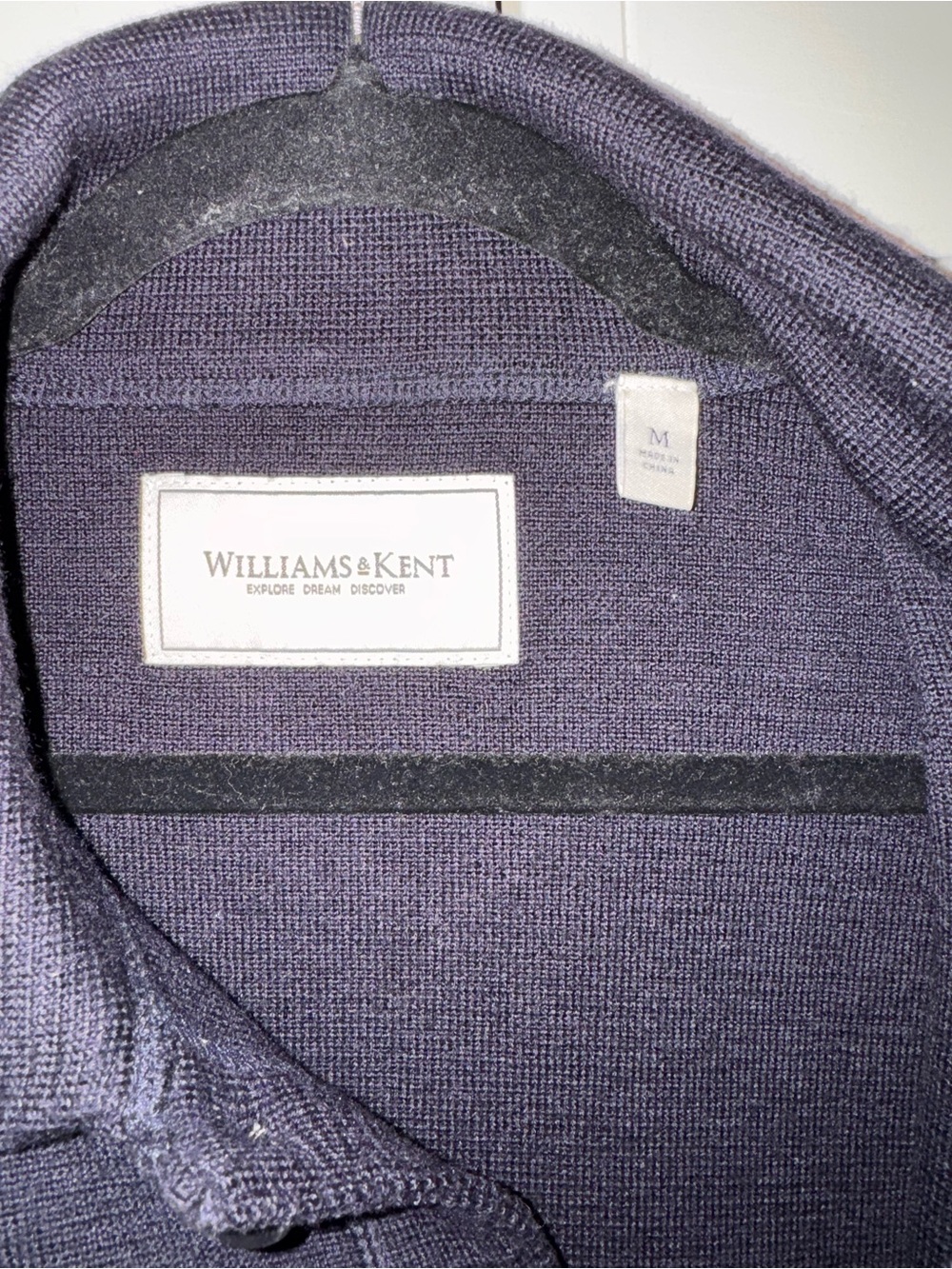 Williams & Kent Navy Button-Up Jacket - Picture 3 of 4